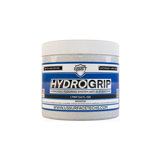 HydroGrip clear-drying polycarbonate additive used in epoxy coatings to create durable, skid-resistant finishes for wet areas.