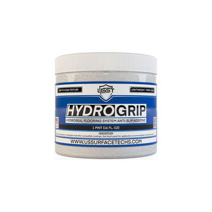 HydroGrip clear-drying polycarbonate additive used in epoxy coatings to create durable, skid-resistant finishes for wet areas.